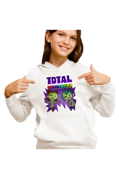 OEM Παιδικό Φούτερ με Κουκούλα για Κορίτσια Total Drama Horror Halloween Νηπι...