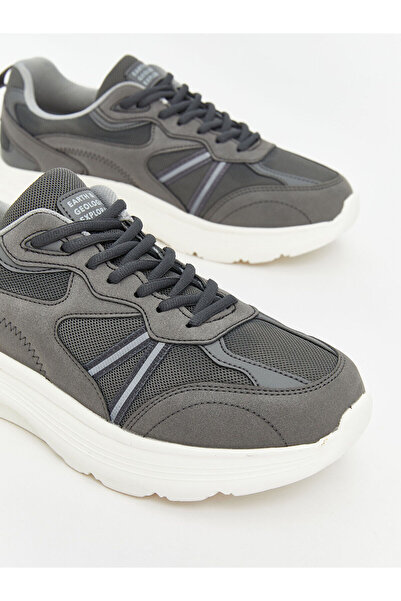 LC Waikiki Plus New Season Lace-Up Mesh Detailed Men's Sports Shoes