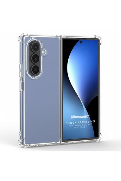 Microsonic Samsung Galaxy Z Fold 7 Kılıf Shock Absorbing Şeffaf
