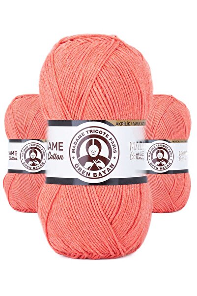 Ören Bayan 3 Τεμάχια Μαντένιο Μάντενιο Πλεκτό Μάλλινο Νήματα 100 γρ 038 Πορτο...