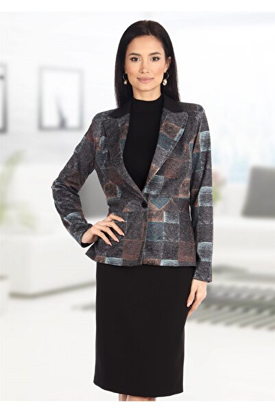 AD Fashion Costum office cu fusta neagra si sacou 36SF1070i16 - 42 EU