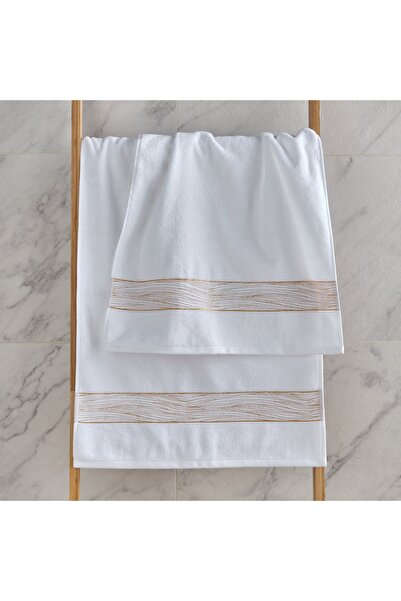 Generic Barbados 2-Piece 600 GSM Turkish Cotton Towel Set - 50x90 cm