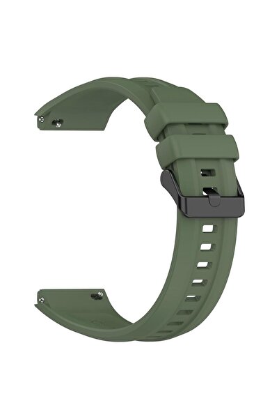 Microsonic Huawei Watch GT 6 Pro 46mm Kordon, Silicone SwiftBands Haki