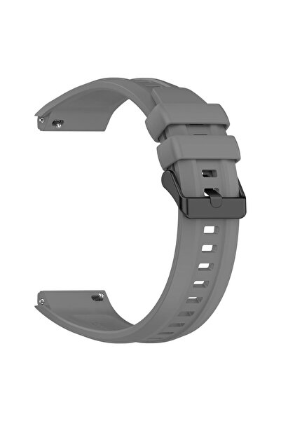 Microsonic Huawei Watch GT 6 Pro 46mm Kordon, Silicone SwiftBands Gri