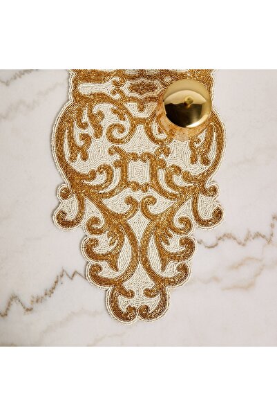 Generic Ariana Beaded Table Runner - 91x33 cm