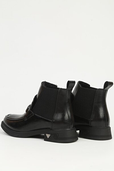 Pierre Cardin Siyah Parlak Kadın Bot PC-55250