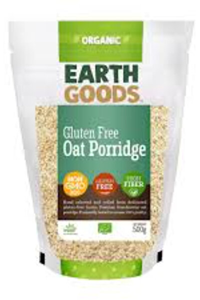 Earth Goods عصيدة الشوفان العضوية الخالية من الغلوتين - 500 غرام (عبوة من 12 ...