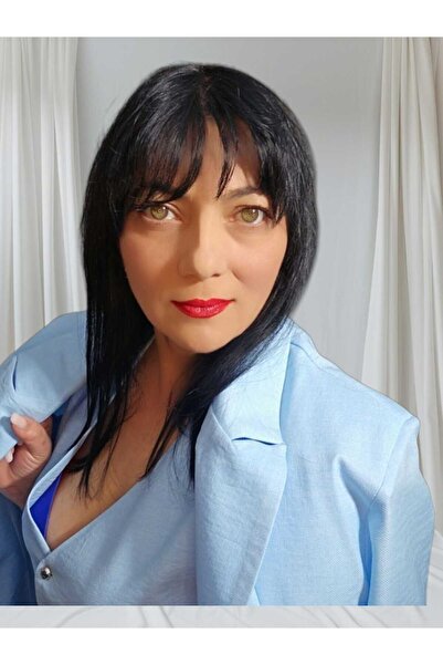 AD Fashion Costum din in bleu ciel - 3 piese - 38 EU