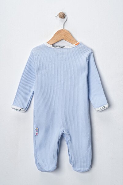 DEFNE LİNA BABY Baby Patterned Seasonal Cotton Newborn 3-6-9 Months 3-Piece Clothing Jumpsuit Set Sleeping Bag