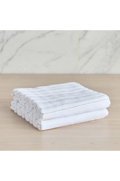 Generic Bliss 2-Piece 450 GSM Portuguese Cotton Hand Towel Set - 50x90 cm