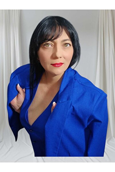 AD Fashion Compleu Eleganta Regala din In - 3 piese - 44 EU