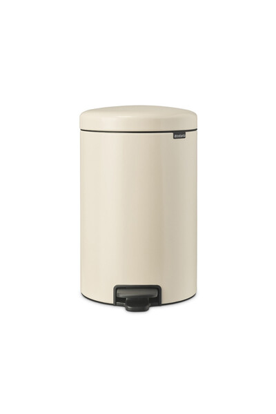 Brabantia NewIcon 1005535 Pedal Bin, 20 l, Soft Close, Anti-Slip Base, Beige