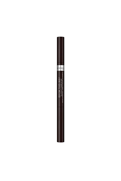 RIMMEL LONDON Creion de sprancene pentru umplere, BROW THIS WAY, 04 soft black, 0.25 g