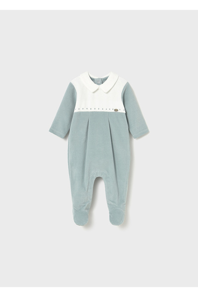 MAYORAL بدلة أطفال للأولاد باللون الأخضر المخملي