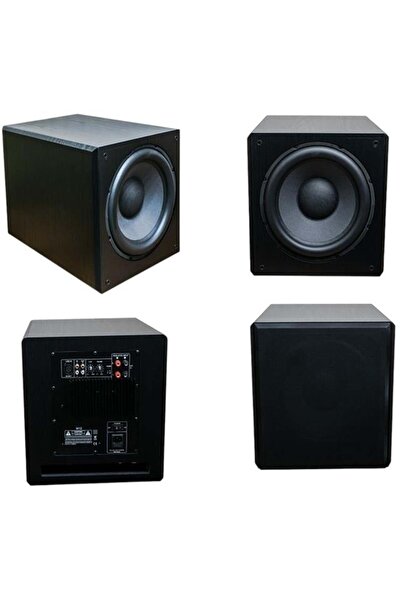 Pazarcan König Sub-10 600 Watt 4 Ohm 10" Aktif Subwofer Bass Anfi