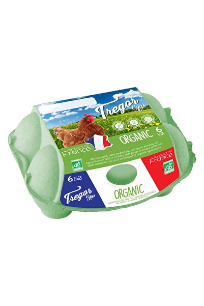 Tregor Organic Eggs Bio Eggs 30 x 6 Units