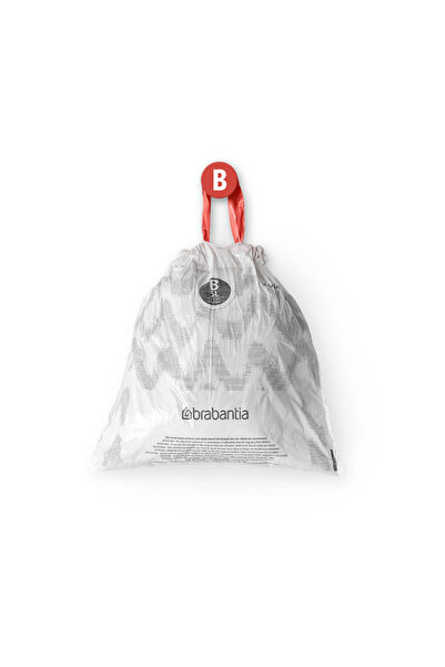 Brabantia Saci de gunoi PerfectFit Slide/Paper Bin 1005562, Mărimea B, 5 l, 10 bucăți, Alb