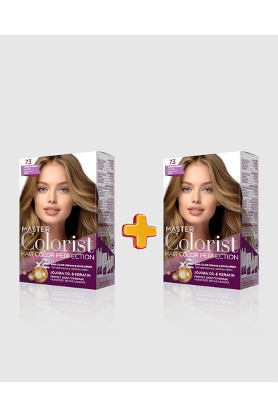 Master colorist 2'li Hair Color Perfection Set Saç Boyası 7.3 Fındık Kabuğu