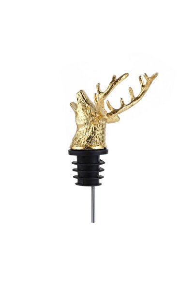 choice2 gold-Type 2 Deer Head Wine Pourer Bottle Stoppers Zinc Alloy Bar Tools Wedding Party Drinks Wine Aer