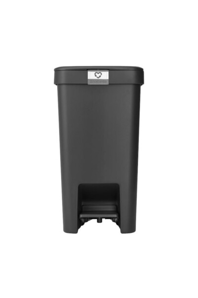 Brabantia StepUp Pedal Bin 1008479, 16 l, -friendly materials, Large opening, Dark grey