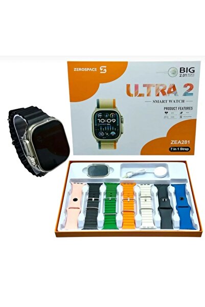 Zen Store ساعة ذكية كومبو من قطعتين مع شاشة AMOLED و7 أحزمة مخصصة لتتبع الصحة...