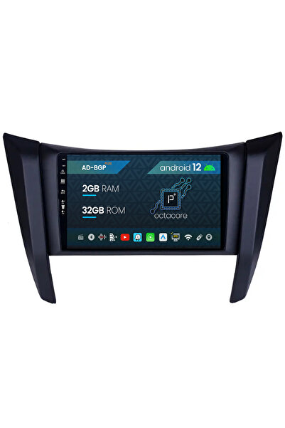 AutoDrop Nissan Navara (2015+), Android 12, P-Octacore / 2GB RAM + 32GB ROM, 9 Inch