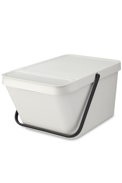 Brabantia Sort&Go 1006312 waste separation bin, 20 l, Stackable, Grey