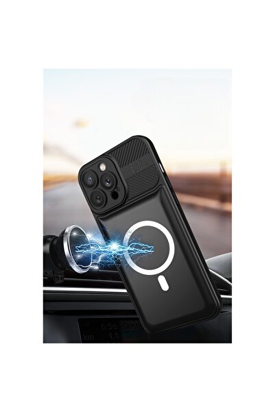 Urban Armor Husă pentru Samsung Galaxy A14 4G/5G - Neagră, Suport magnetic automat, Protecție la șocuri (Flippy)