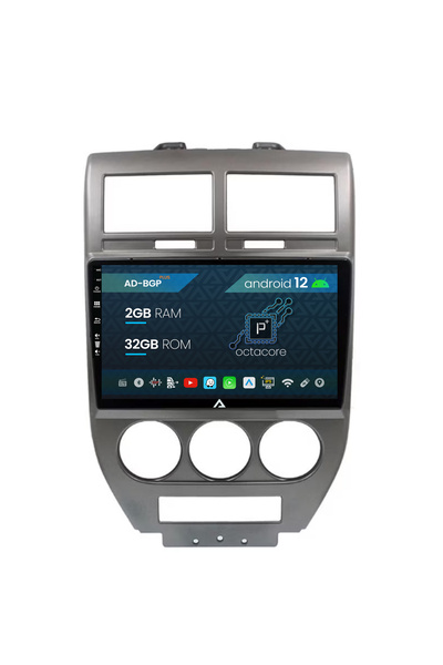 AutoDrop Navigatie Jeep Compass/Patriot (2006-2010), Android 12, P-Octacore /...
