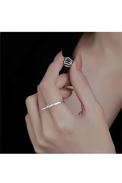 GVS Self Defense Kişisel Güvenlik Yüzüğü Bayanlara Özel! Gül Desenli Özel Tas...