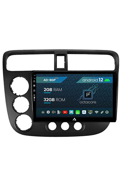 AutoDrop Навигация Honda Civic (1998-2005), Android 12, P-Octacore / 2GB RAM ...