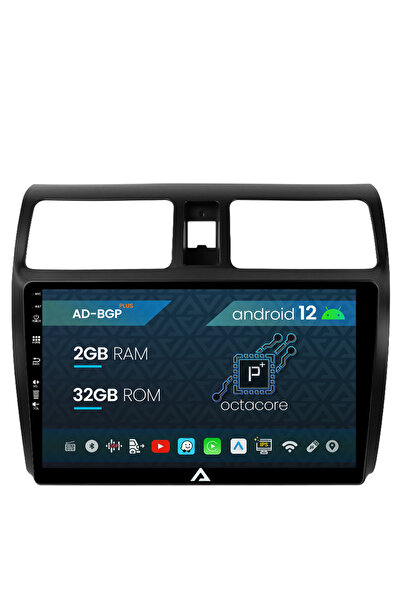 AutoDrop Навигация Suzuki Swift (2003-2010), Android 12, P-Octacore / 2GB RAM...