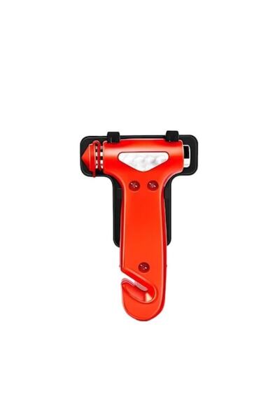 dalimag Professional Window Hammer with Cutter, 14cm, Red, HAPPY JOKER®