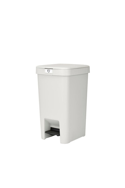 Brabantia StepUp Pedal Bin 1008480, 16 l, -friendly materials, Large opening, Light grey