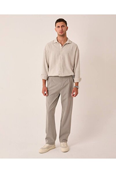 Genel Markalar Erkek Baggy Fit Kumaş Pantolon