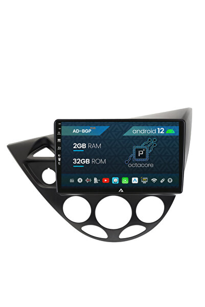 AutoDrop Navigatie Ford Focus 1 (1998-2004), Android 12, P-Octacore / 2GB RAM + 32GB ROM, 9 Inch