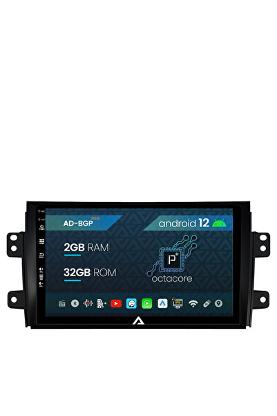 AutoDrop Suzuki SX4 / Fiat Sedici, Android 12, P-Octacore / 2GB RAM + 32GB RO...