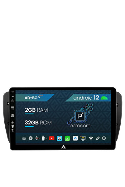 AutoDrop Navigatie Seat Ibiza (2009-2013), Android 12, P-Octacore / 2GB RAM + 32GB ROM, 9 Inch