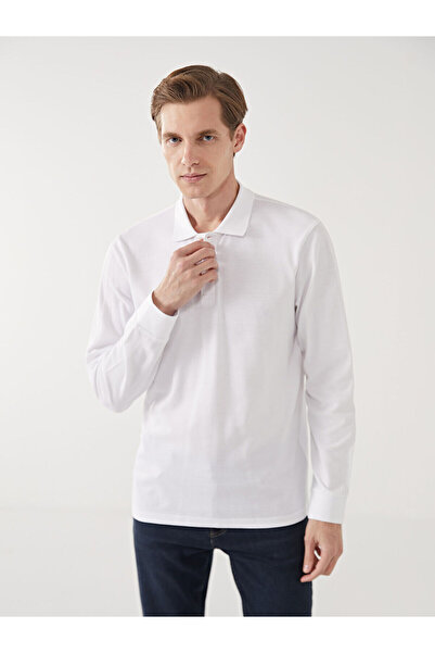 LC Waikiki New Season Polo Neck Long Sleeve Pique Men's T-Shirt