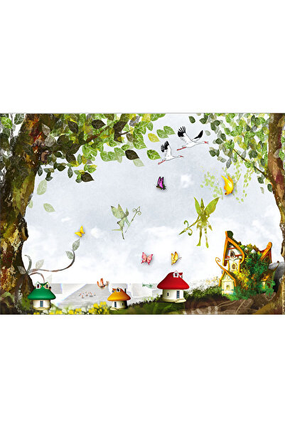 VIODESIGN Fototapet Copii, Taramul Spiridusilor, autoadeziv, multicolor,120x200 cm