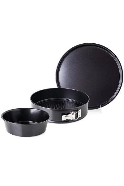 ORIAN قالب كيك وبيتزا معدني مكون من 3 قطع