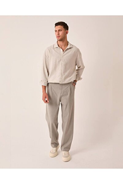 Genel Markalar Erkek Baggy Fit Kumaş Pantolon