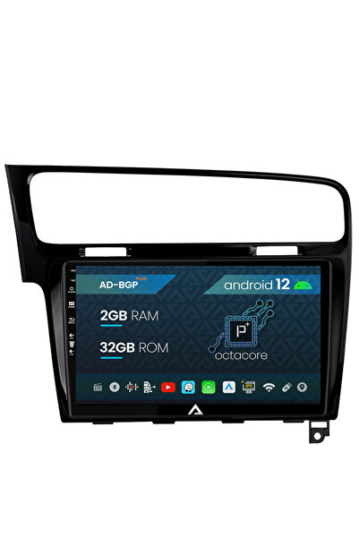 AutoDrop Volkswagen Golf 7, Android 12, P-Octacore / 2GB RAM + 32GB ROM, 10,1...