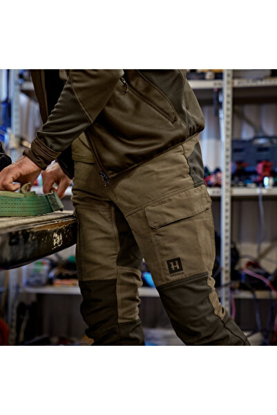 Harkila Pantaloni Scandinavian, Dark olive/Willow green