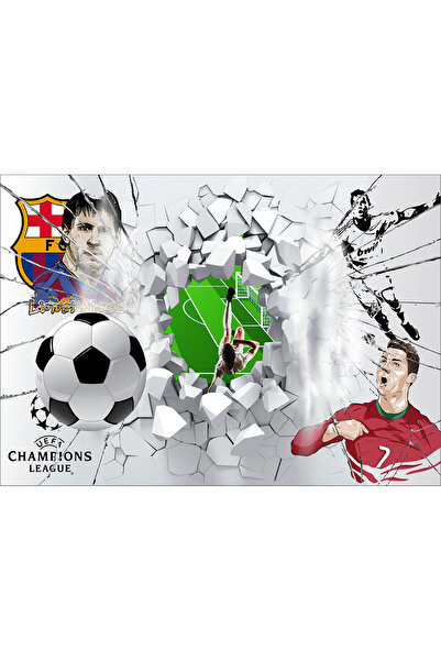 VIODESIGN Fototapet Copii, Fotbal Wall, autoadeziv, multicolor,80x120 cm