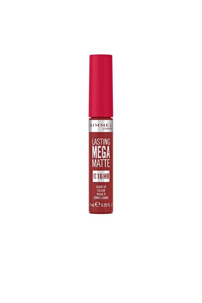 RIMMEL LONDON Ruj lichid cu finisaj mat catifelat, LASTING MEGA MATTE, 500 fire starter, 7.4 ml