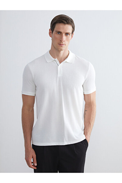 LC Waikiki تي شيرت مخطط بياقة بولو للرجال