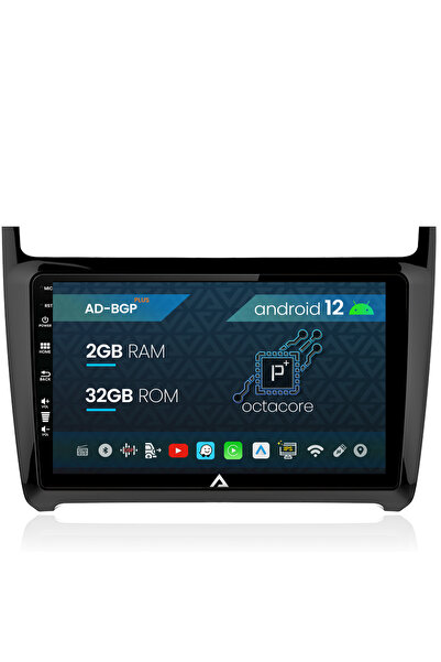 AutoDrop Volkswagen Polo (2009+), Android 12, P-Octacore / 2GB RAM + 32GB ROM...