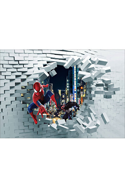 VIODESIGN Spider Man 3D children's wallpaper, self-adhesive, multicolor, 200 x 300 cm