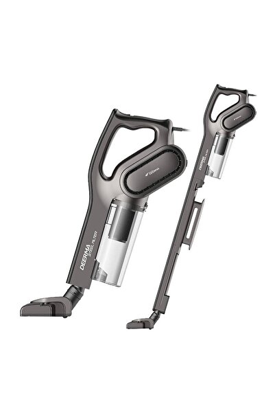 Deerma Aspirator vertical 2 în 1, 15 kPa, 600 W, filtrare triplă, 3 perii incluse, DX700s, gri